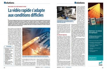 Conception d'un &eacute;clair annulaire sp&eacute;cifique pour la videogramm&eacute;trie